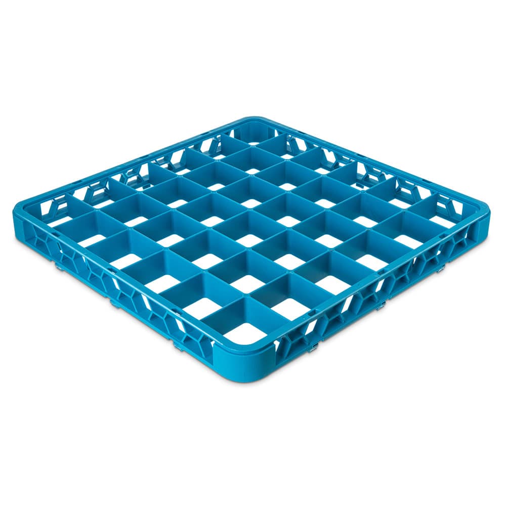 Carlisle Full Size Glass Rack Extender w/ (36) Compartments, Blue (RE3614)