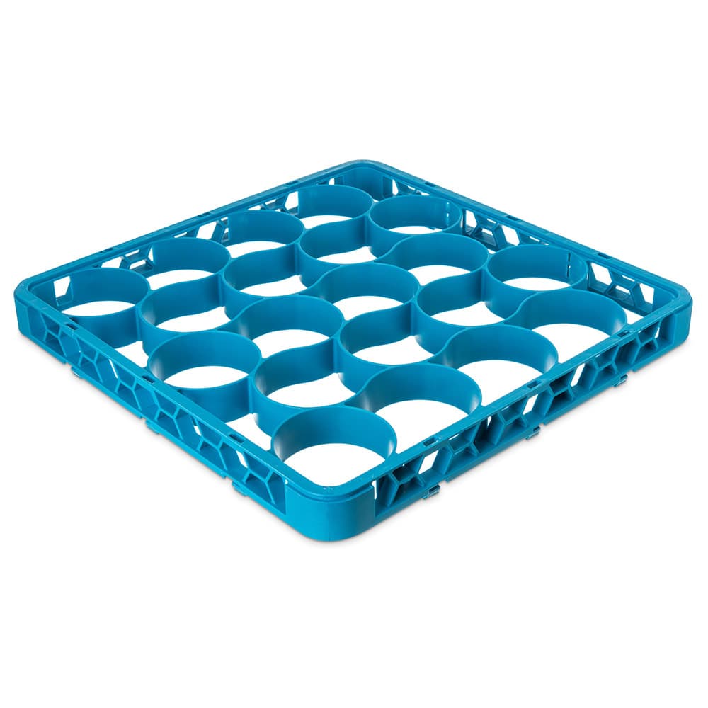Carlisle Full Size Glass Rack Extender w/ (20) Compartments, Blue (REW20S14)