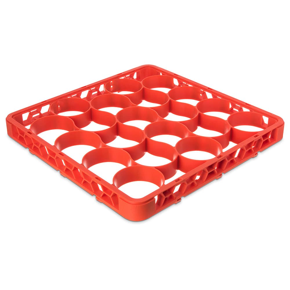 Carlisle Full Size Glass Rack Extender w/ (20) Compartments, Orange (REW20SC24)