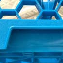 Carlisle Full Size Tray/Food Pan Dishwasher Rack - Blue (RFP14) thumbnail 5