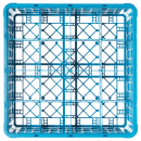 Carlisle OptiClean™ Glass Rack w/ (16) Compartments - (2) Extenders, Blue (RG16-214) thumbnail 2