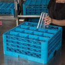 Carlisle OptiClean™ Glass Rack w/ (16) Compartments - (3) Extenders, Blue (RG16-314) thumbnail 5