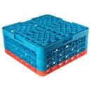 Carlisle OptiClean™ Glass Rack w/ (16) Compartments - (3) Extenders, Blue (RG16-3C412) thumbnail 4