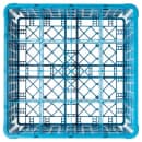 Carlisle OptiClean™ Glass Rack w/ (16) Compartments - (4) Extenders, Blue (RG16-414) thumbnail 2
