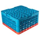 Carlisle OptiClean™ Glass Rack w/ (16) Compartments - (4) Extenders, Blue (RG16-4C412) thumbnail 4