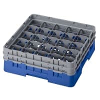 Carlisle OptiClean™ Glass Rack w/ (25) Compartments - (1) Extender, Blue (RG25-114) thumbnail 7