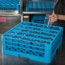 Carlisle OptiClean™ Glass Rack w/ (25) Compartments - (2) Extenders, Blue (RG25-214) thumbnail 5