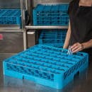 Carlisle OptiClean™ Glass Rack w/ (49) Compartments - Blue (RG4914) thumbnail 5