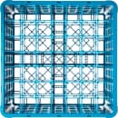 Carlisle OptiClean™ Glass Rack w/ (49) Compartments - (4) Extenders, Blue (RG49-414) thumbnail 2