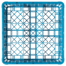 Carlisle OptiClean™ Glass Rack w/ (9) Compartments - (1) Extender, Blue (RG9-114) thumbnail 3