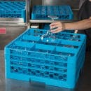 Carlisle OptiClean™ Glass Rack w/ (9) Compartments - (3) Extenders, Blue (RG9-314) thumbnail 5