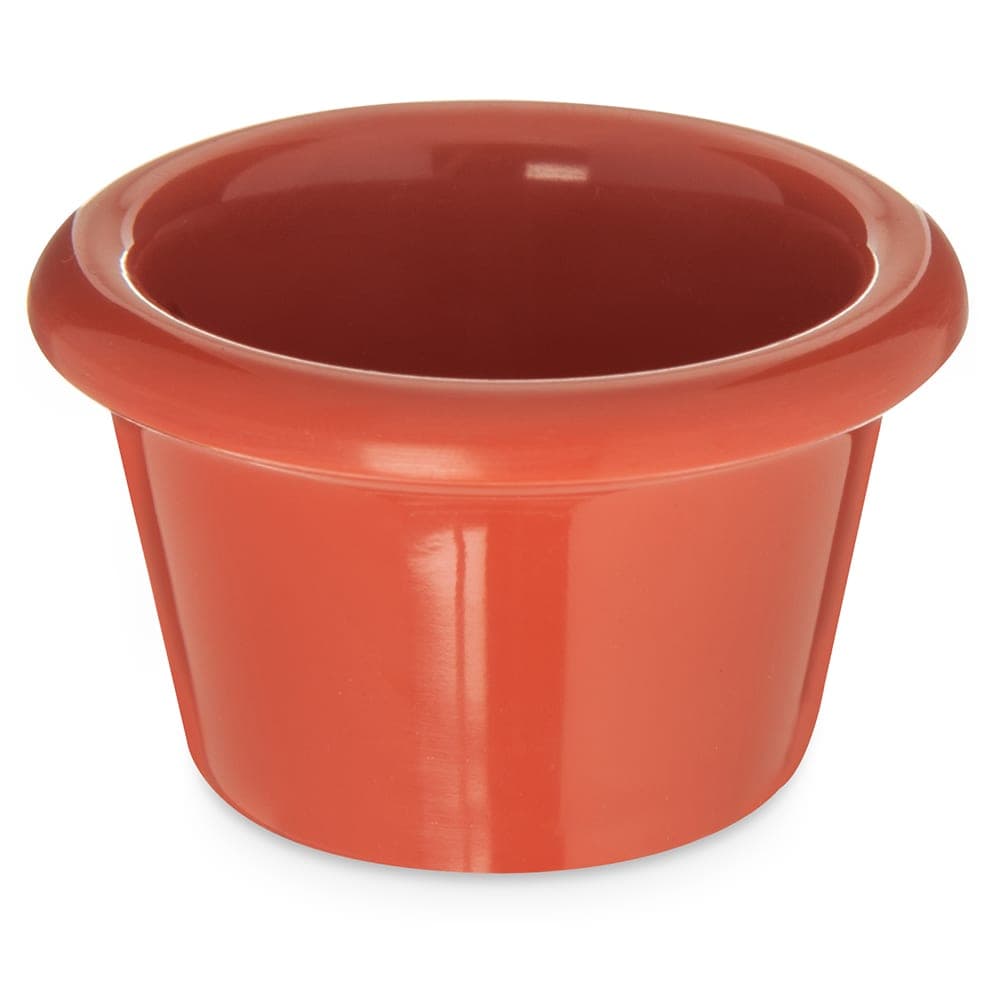 Carlisle 1 1/2 oz Melamine Ramekin, Sunset Orange (S27552)