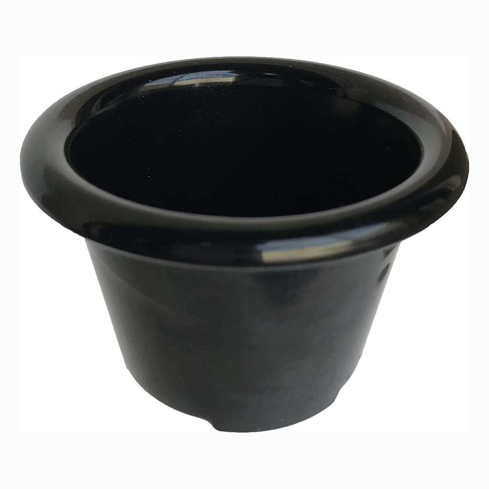 Carlisle 1 1/2 oz Melamine Ramekin, Black (S27603)