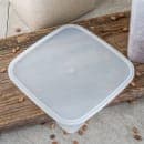 Carlisle StorPlus Lid for 6 & 8 qt Containers, Square, Translucent (ST158730) thumbnail 5