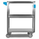 Carlisle 3 Level Stainless Utility Cart w/ 500 lb Capacity, Flat Ledges (UC5031524) thumbnail 3