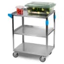 Carlisle 3 Level Stainless Utility Cart w/ 500 lb Capacity, Flat Ledges (UC5031524) thumbnail 5