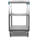 Carlisle 3 Level Stainless Utility Cart w/ 500 lb Capacity, Flat Ledges (UC5032135) thumbnail 2
