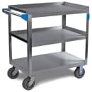 Carlisle 3 Level Stainless Utility Cart w/ 700 lb Capacity, Flat Ledges (UC7032133) thumbnail 2