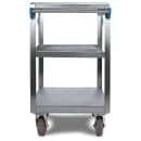Carlisle 3 Level Stainless Utility Cart w/ 700 lb Capacity, Flat Ledges (UC7032133) thumbnail 3