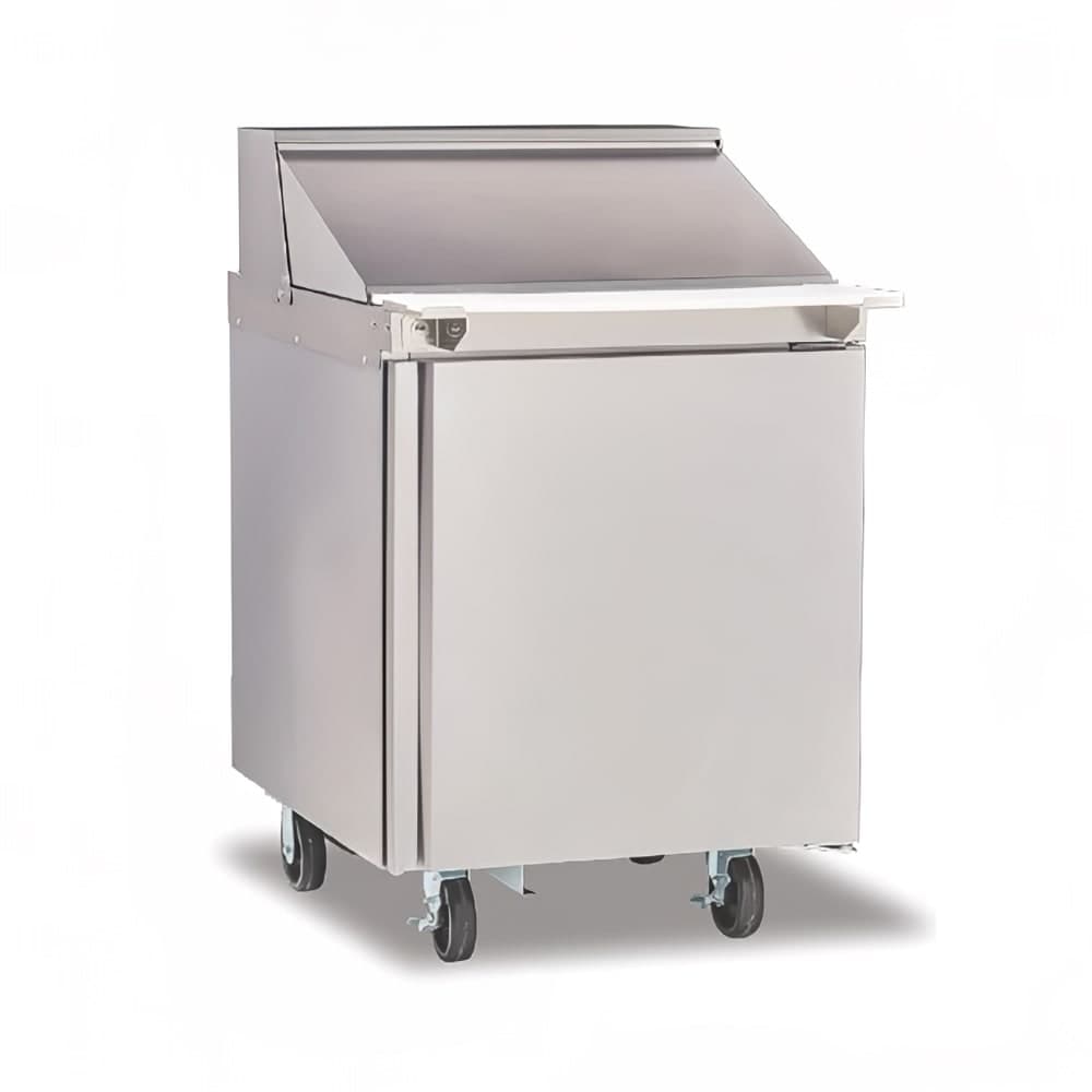 Delfield 4427NP-12M 27" Mega Top Sandwich/Salad Prep Table w/ Refrigerated Base, 115v