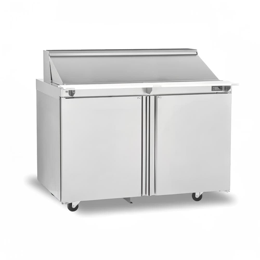 Delfield 4448NP-12 48" Sandwich/Salad Prep Table w/ Refrigerated Base, 115v