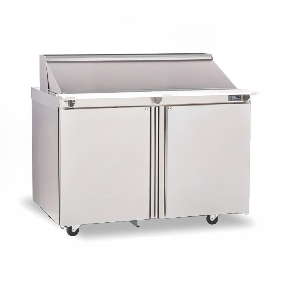 Delfield 4448NP-12M 48" Mega Top Sandwich/Salad Prep Table w/ Refrigerated Base, 115v
