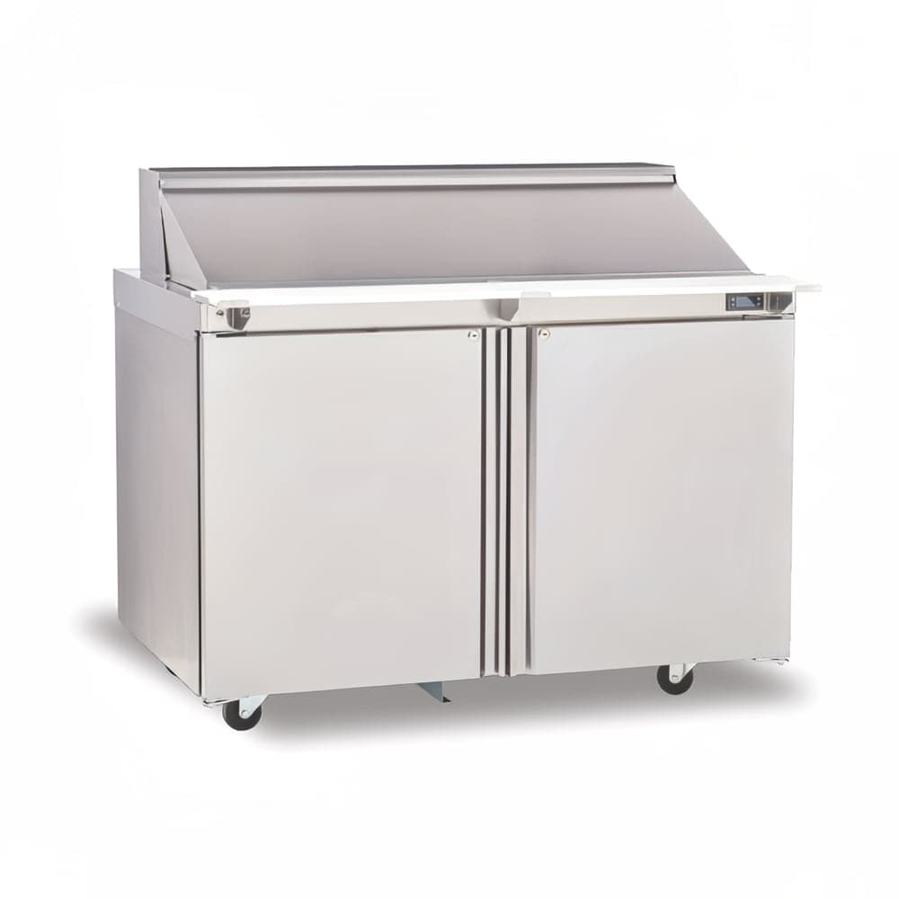 Delfield 4448NP-6 48" Sandwich/Salad Prep Table w/ Refrigerated Base, 115v