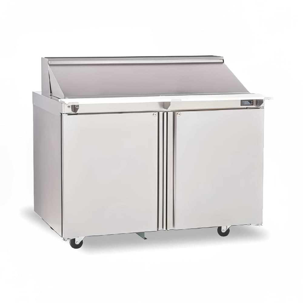 Delfield 4448NP-6M 48" Mega Top Sandwich/Salad Prep Table w/ Refrigerated Base, 115v