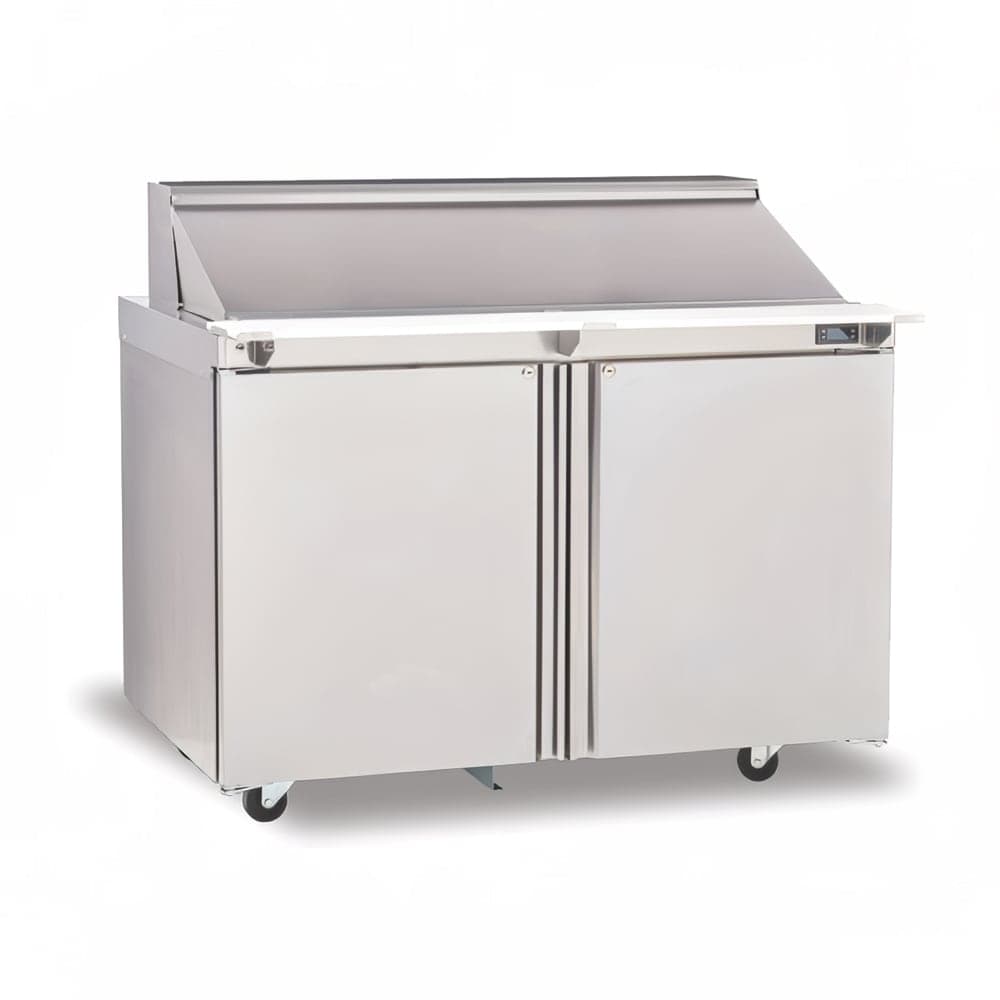 Delfield 4448NP-8 48" Sandwich/Salad Prep Table w/ Refrigerated Base, 115v