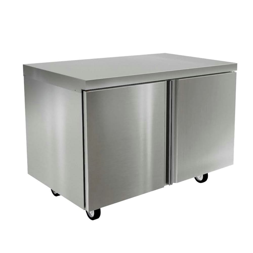 Delfield 4460NP 60"W Undercounter Refrigerator w/ (2) Sections & (2) Doors, 115v