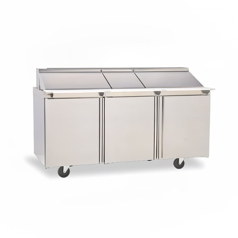 Delfield 4472NP-30M 72" Mega Top Sandwich/Salad Prep Table w/ Refrigerated Base, 115v