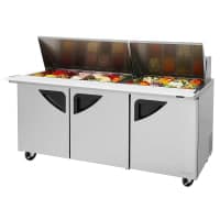 Delfield 4472NP-30M 72" Mega Top Sandwich/Salad Prep Table w/ Refrigerated Base, 115v thumbnail 4