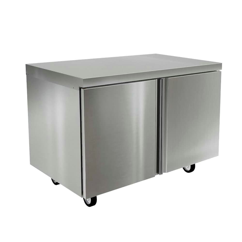 Delfield 4548NP 48"W Undercounter Freezer w/ (2) Sections & (2) Doors, 115v