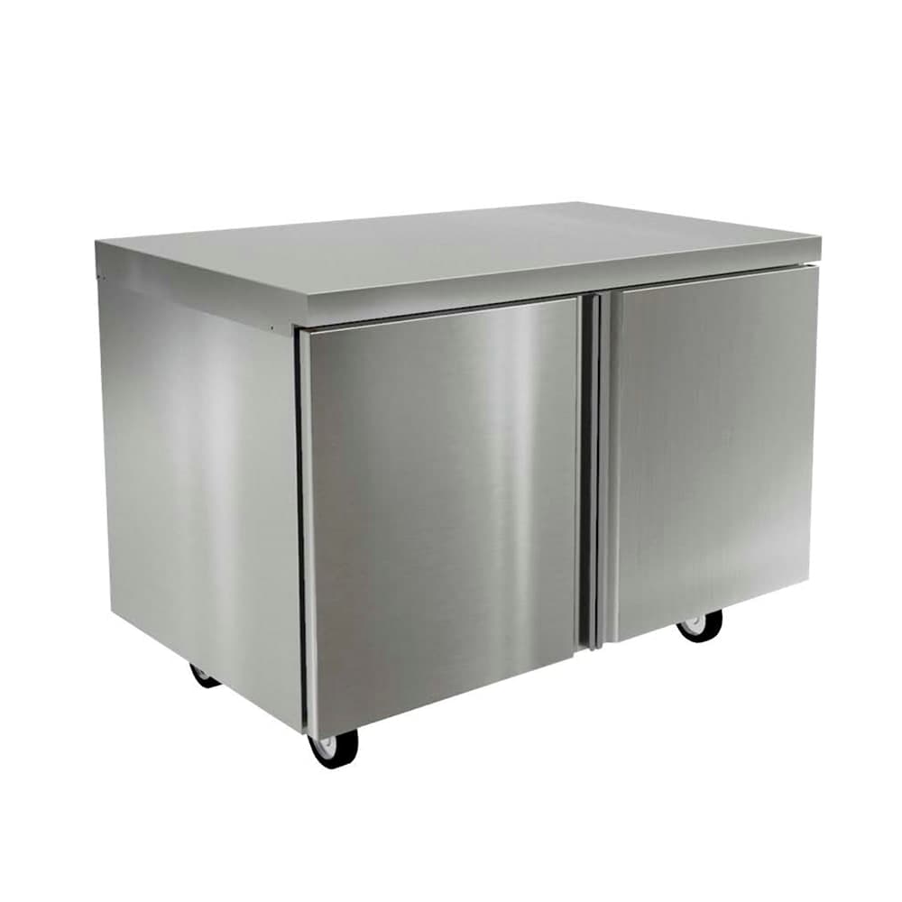 Delfield 4560NP 60"W Undercounter Freezer w/ (2) Sections & (2) Doors, 115v