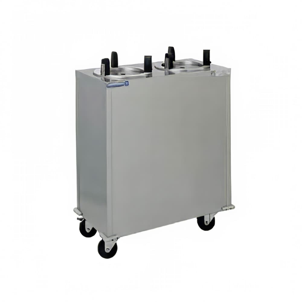 Delfield CAB2-1013 32 1/4" Mobile Dish Dispenser w/ (2) Columns, Stainless