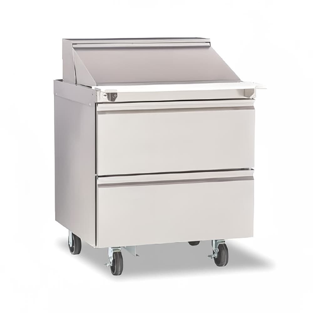 Delfield D4427NP-8 27" Sandwich/Salad Prep Table w/ Refrigerated Base, 115v