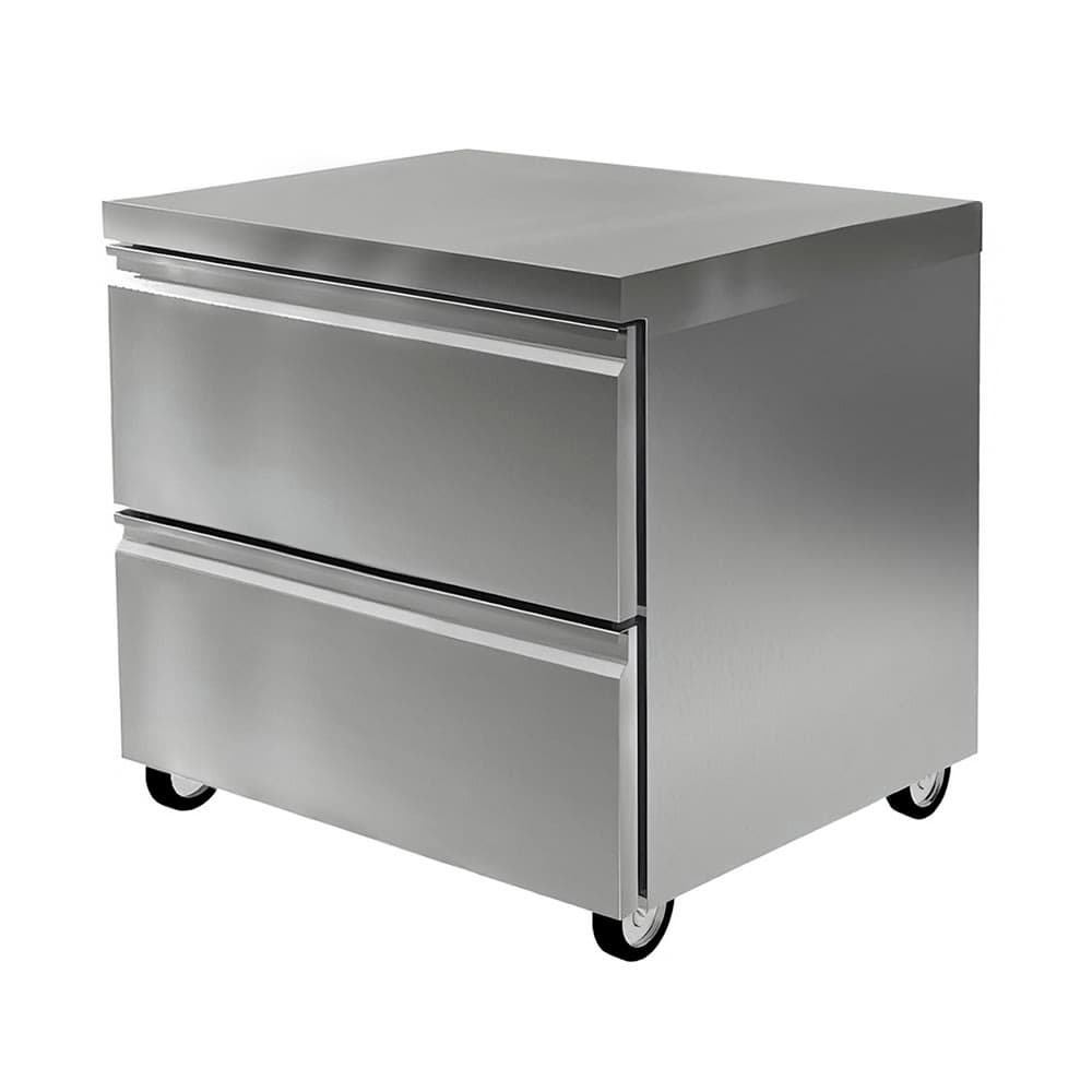 Delfield D4432NP 32"W Undercounter Refrigerator w/ (1) Section & (2) Drawers, 115v