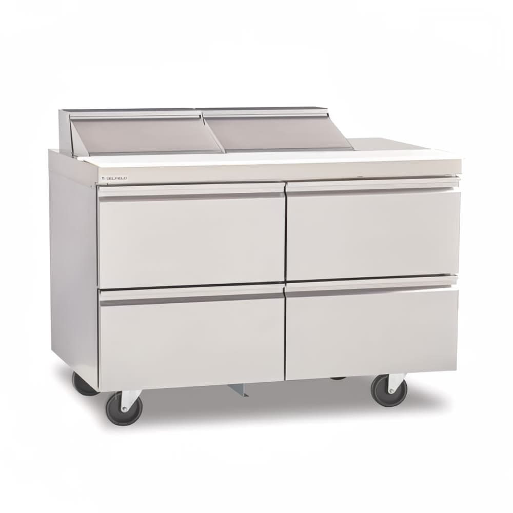 Delfield D4448NP-12M 48" Mega Top Sandwich/Salad Prep Table w/ Refrigerated Base, 115v