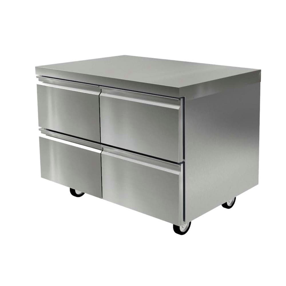 Delfield D4560NP 60"W Undercounter Freezer w/ (2) Sections & (4) Drawers, 115v