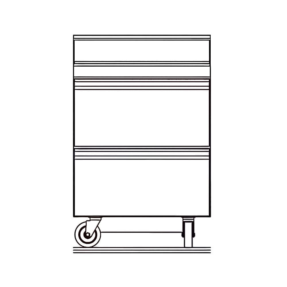 Delfield STD4427NP-8 27" Sandwich/Salad Prep Table w/ Refrigerated Base, 115v