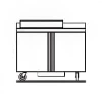 Delfield STD4448NP-8 48" Sandwich/Salad Prep Table w/ Refrigerated Base, 115v thumbnail 4