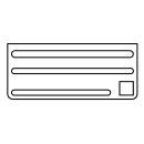 Edlund KR-50W Knife Rack Set w/ 12" Skirt, w/ Pop-out High Impact thumbnail 2