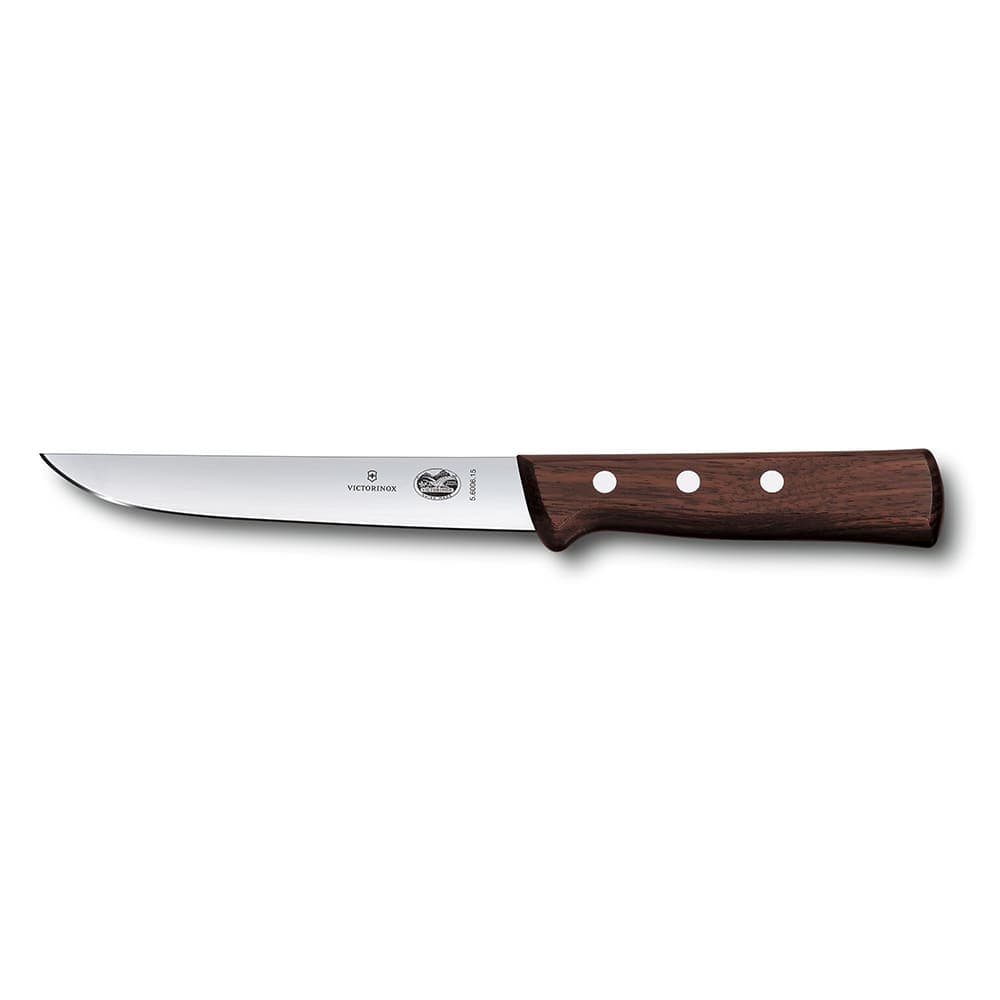 Victorinox 5.6006.15 Stiff Boning Knife w/ 6" Blade, Rosewood Handle