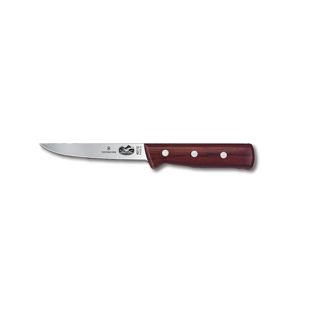 Victorinox 5.6106.12 Stiff Boning Knife w/ 5" Blade, Rosewood Handle