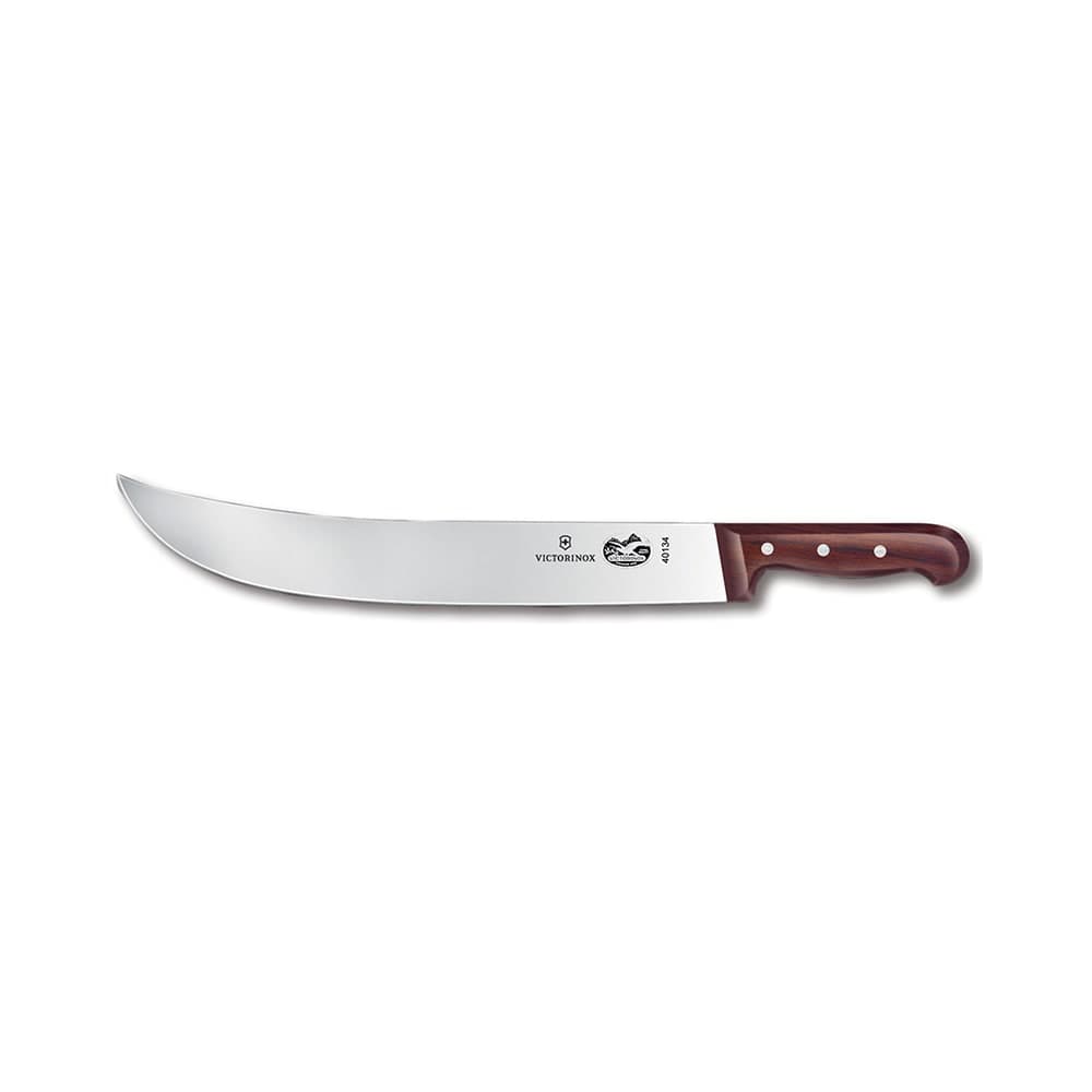 Victorinox 5.7300.36 Curved Cimeter Knife w/ 14" Blade, Wood Handle