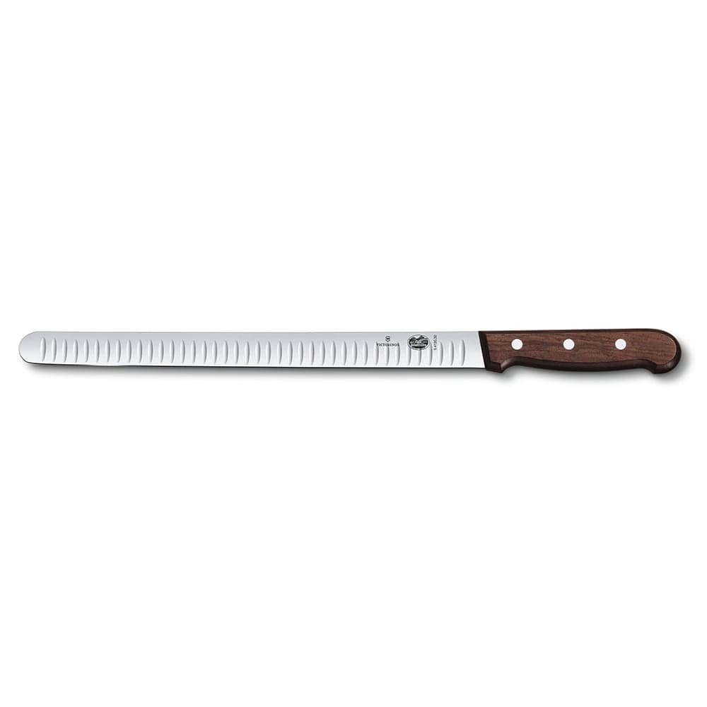 Victorinox 5.4120.30 Granton Edge Slicer Knife w/ 12" Blade, Rosewood Handle