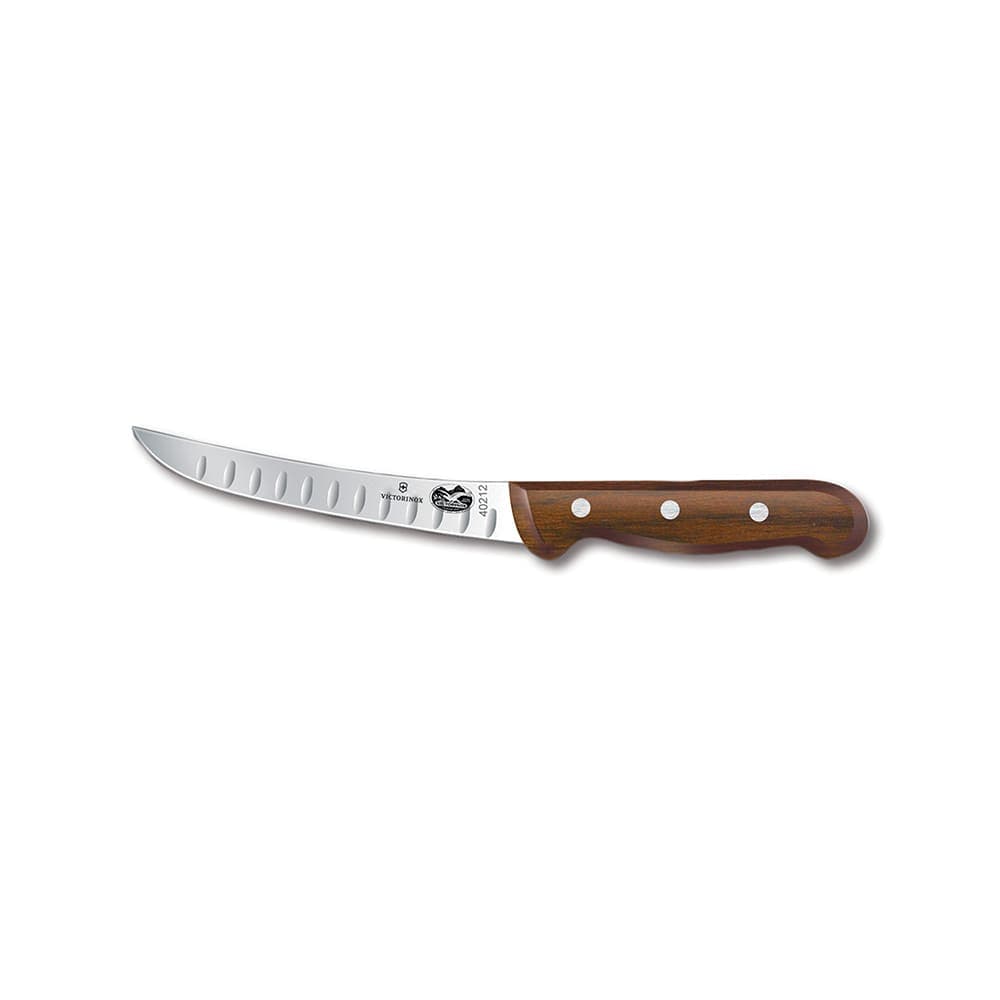 Victorinox 5.6520.15 Curved Stiff Boning Knife w/ 6" Blade, Rosewood Handle