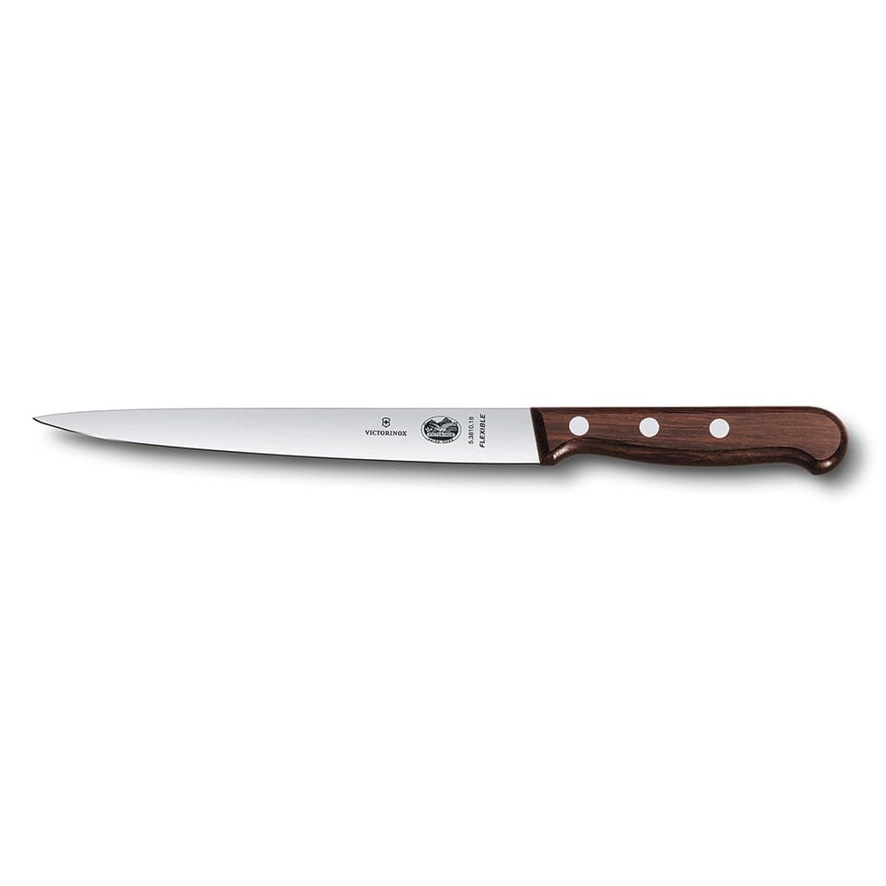 Victorinox 5.3810.18 Flexible Fillet Knife w/ 7" Blade, Rosewood Handle