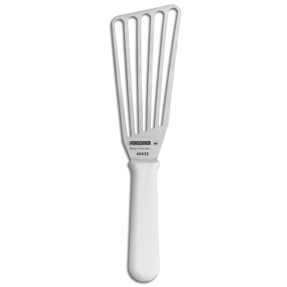 Victorinox 7.6259.13 6" Slotted Fish Turner w/ White Polypropylene Handle, Stainless Steel