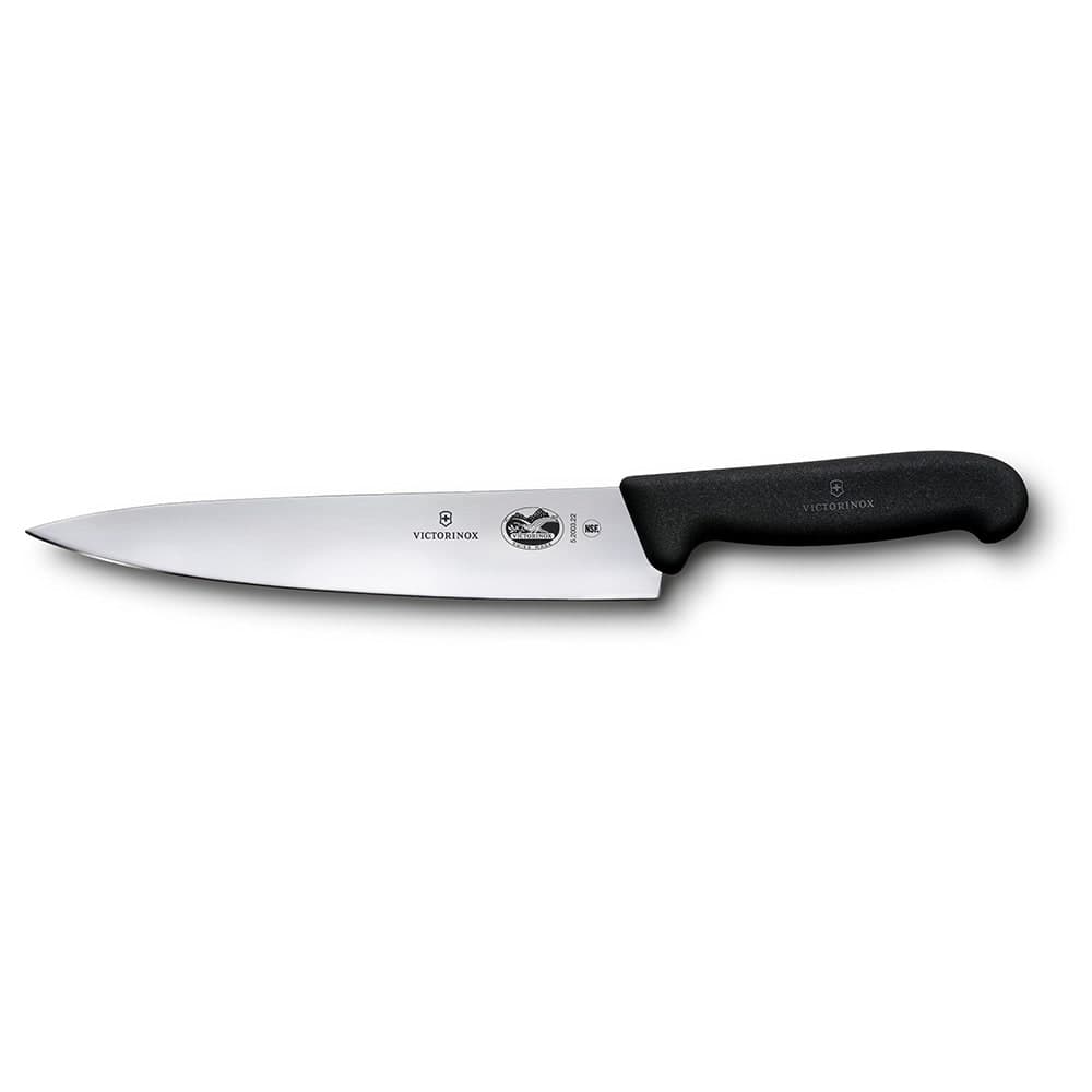 Victorinox 5.2003.22 Chef's Knife w/ 9" Blade, Black Fibrox® Pro Handle